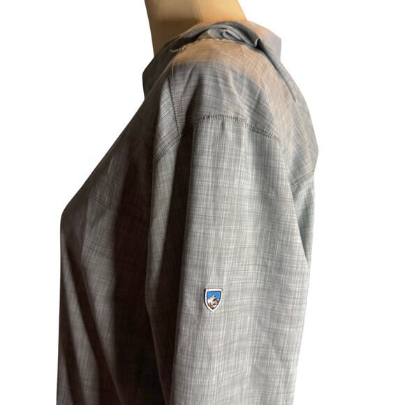 KUHL Persuadr Anorak Hoodie, Aqua Haze, Men's Size Small - Picture 7 of 10